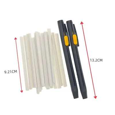 Pen-Shaped Tailor's Chalk, Heat-Erasable Fabric Marking Pen for Sewing