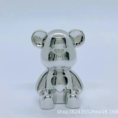 Electroplated Bear Knob, Glass Lid Handle for Milk Pot - 11