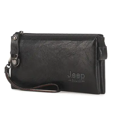 2024 Men's Wallet and Clutch Bag with Multiple Card Slots, Zipper and Snap Closure - 6