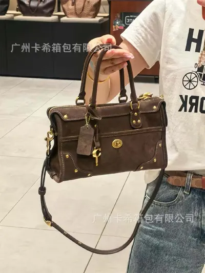 Vintage Punk Motorcycle Bag, Single Shoulder Crossbody Bag