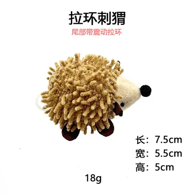 Realistic Vibrating Mouse Cat Toy with Pull String, Animal Figure - 13