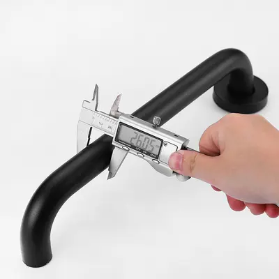 Black Stainless Steel Barrier-Free Toilet Grab Bar, Bathroom Safety Handrail