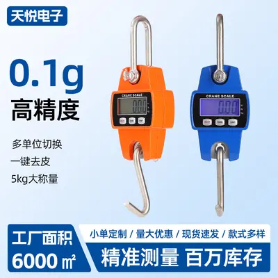 Electronic hanging scale, 300kg, portable compact