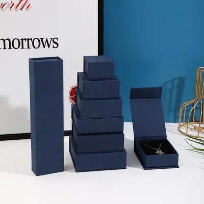 Spot magnetic lid box, premium jewelry box, ring earring, necklace, pendant, bracelet, jewelry packaging box - 11