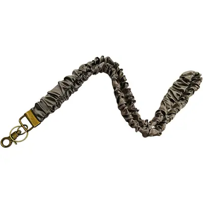 Large loop lanyard ID badge holder with metal buckle and long neck strap - 9