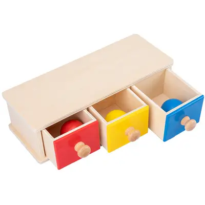 Montessori-Münzeinwurf-Schubladenbox für Kleinkinder 1-3 Jahre - 6