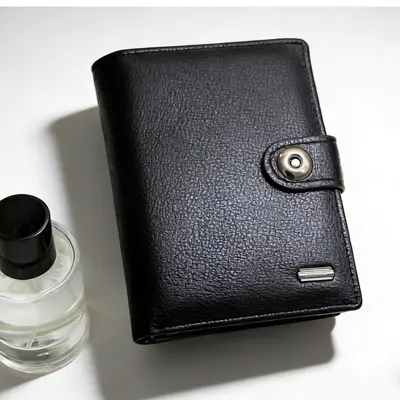 Portable passport holder with buckle, lightweight travel - 8