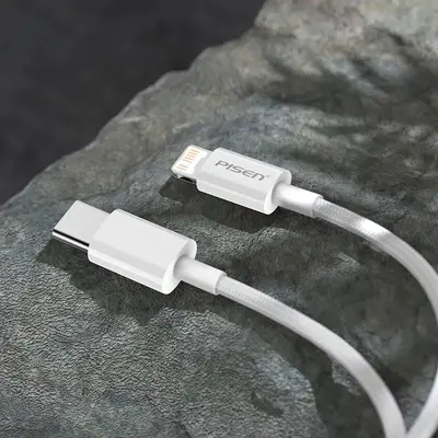 27W PD Schnellladekabel, geflochtenes Nylon, kompatibel mit Apple 13 und iPhone 12