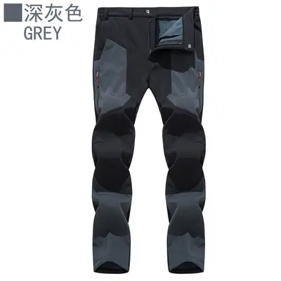 Herren-Softshellhose mit Fleece-Futter, wasserabweisend, Großgrößen - 8