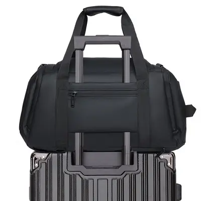 Multifunctional men's fitness bag, shoulder strap, large capacity travel