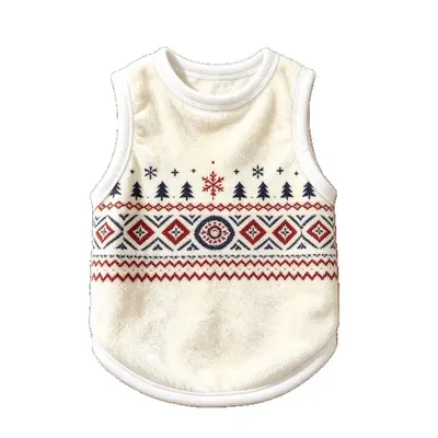 Thick Flannel Winter Vest for Small and Medium Dogs and Cats