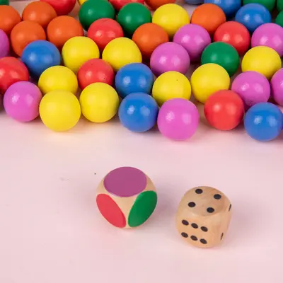 Farberkennungs-Sortierbox mit Perlen-Greifspiel