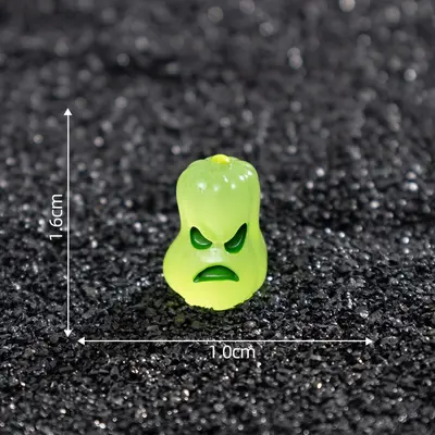 Cross-Border New Product Halloween Glow-in-the-Dark Mini Pumpkin Doll House DIY Decoration Accessories Miniature Landscape Tabletop Ornament - 7