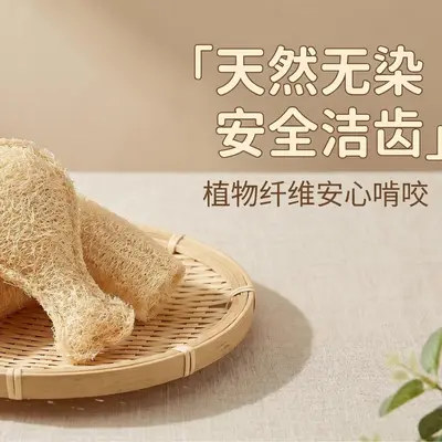 Natural Loofah Cat Toy with Catnip, Chew-Resistant - 4