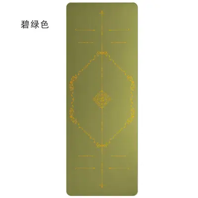 PU kauçuk yoga matı kaymaz şok emici - 7