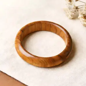 Chinesisches Holzarmband mit Drehstruktur-Design - 13