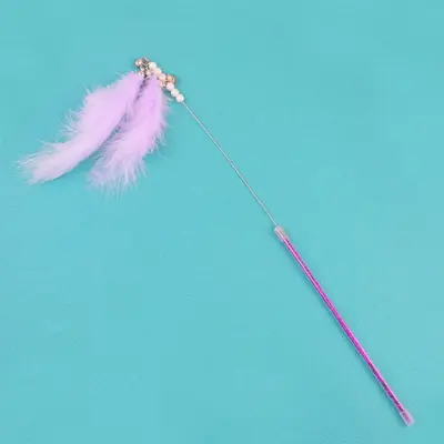 Fairy Feather Bell Cat Toy, Handheld, Sound - 6