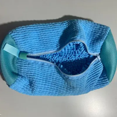Brake zipper chenille lazy shoe washing bag washing machine cleaning maintenance bag shoe anti-deformation laundry bag multifunctional - 9