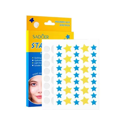 SADOER Hydrocolloid Acne Patch, Invisible, for Face - 9