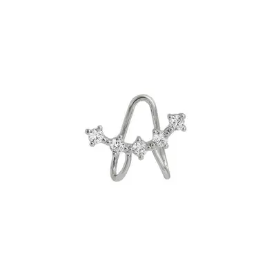 Strass-Ohrclip ohne Piercing