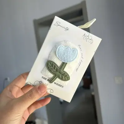 Tulpen-Handtuch-Geschenkset, 4-teilig - 7