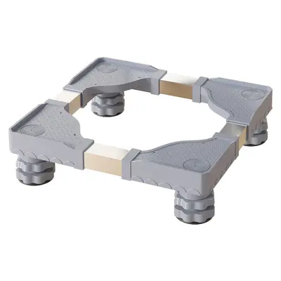 Washing machine riser pedestal, anti-vibration, universal wheels