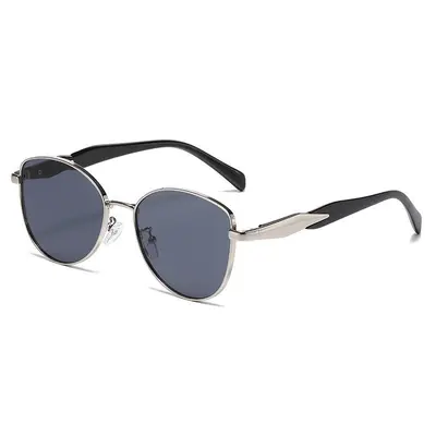 Men's Metal Sunglasses, UV Protection Cat-Eye Style, Multicolor - 10