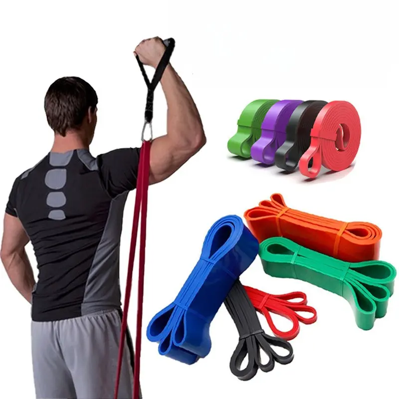TPE Resistance Band for Yoga and Fitness, Thick Flat Pull-Up Band