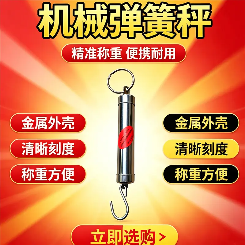 Mechanical Spring Hook Scale 5kg 10kg Portable Hand Scale