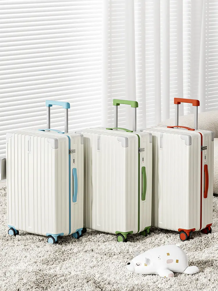 Trolley Suitcase with Universal Wheels, Combination Lock, Large Capacity