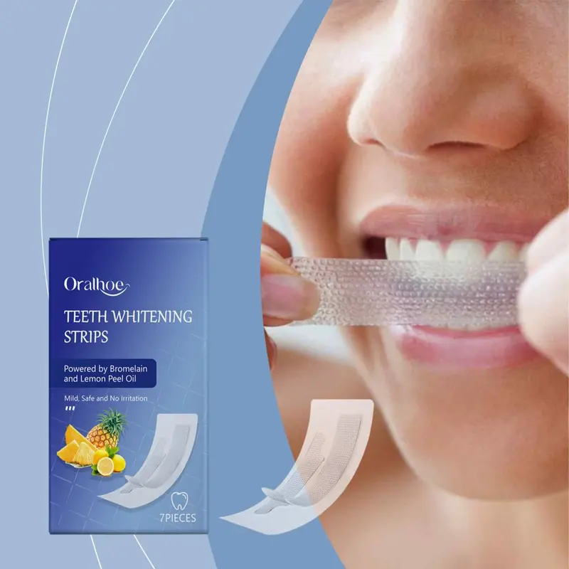 ORALHOE Diş Beyazlatma Bandı, Ferah Parlaklık ve Ağız Bakımı