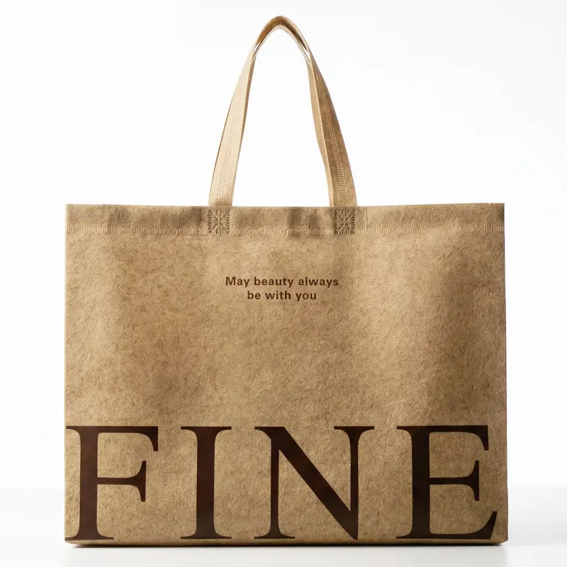 Laminated Non-Woven Gift Bag, Thickened Clothing Store Bag