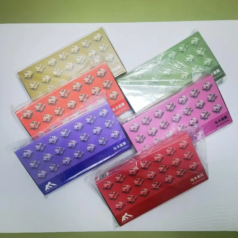 现货KTT康腾特Macaron马卡龙系列线性段落轴机械键盘DIY客制化5脚