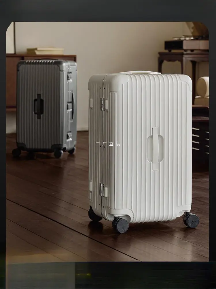 Large Capacity Aluminum Frame Suitcase with Password Lock