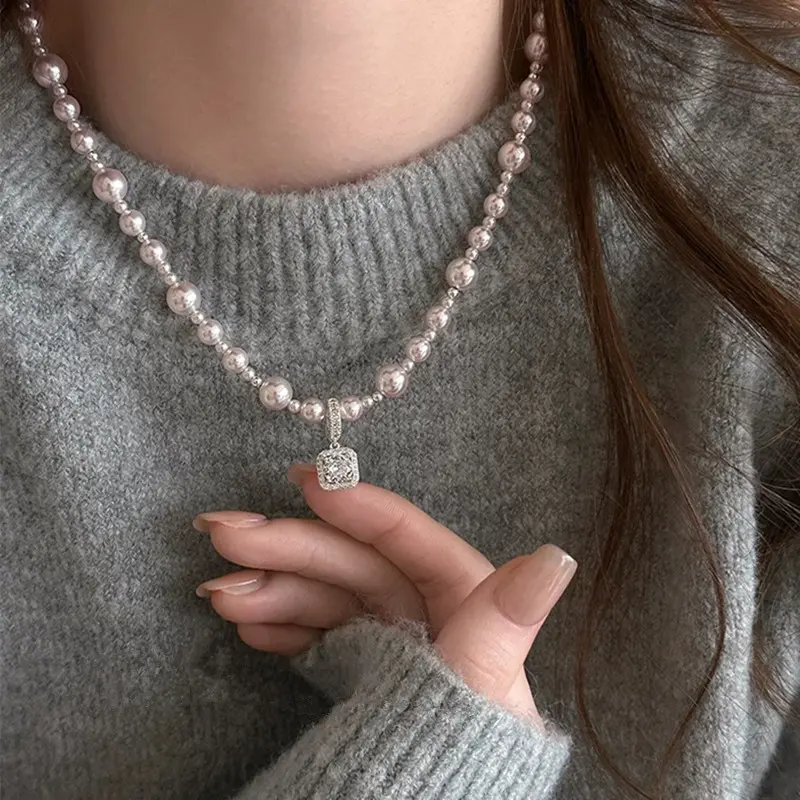 Perlenkette, Luxus-Design, Kette enthalten