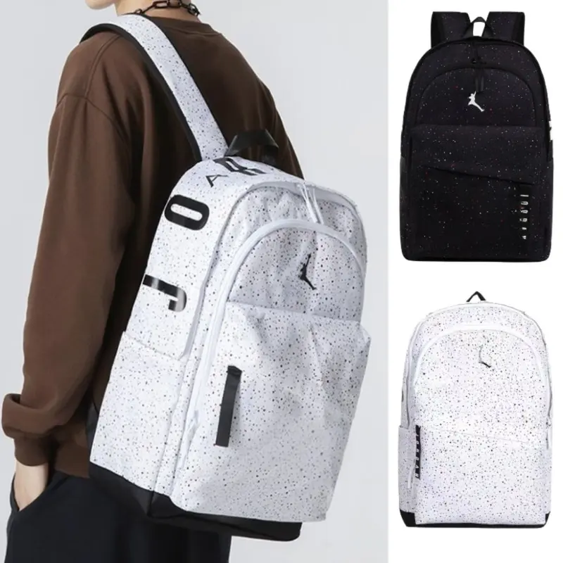 AJ Large-Capacity Flying Man Starry Backpack, Unisex Schoolbag and Sports Bag