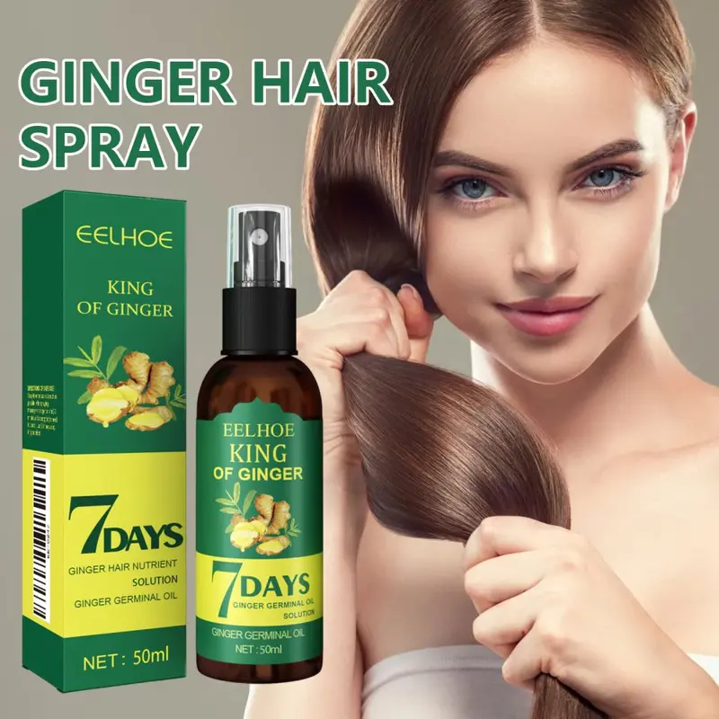 EELHOE Ingwer-Haarspray, mild pflegend, glättend und feuchtigkeitsspendend