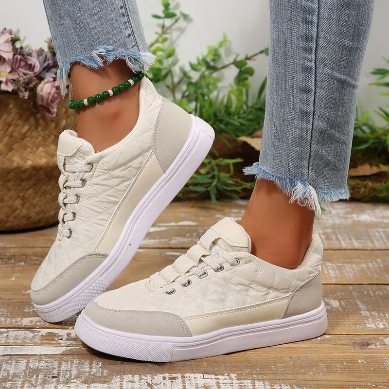Sommer-Damen-Freizeitsneaker 2026, vielseitig weiß, Großgrößen