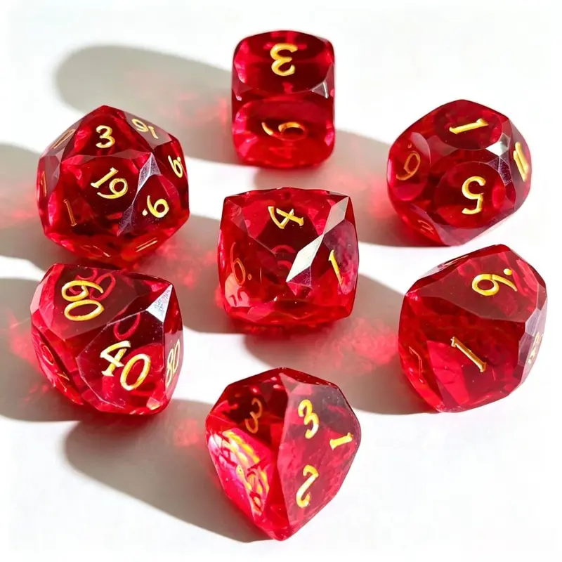 D20 D6 Polyeder-Würfelset für Dungeons & Dragons