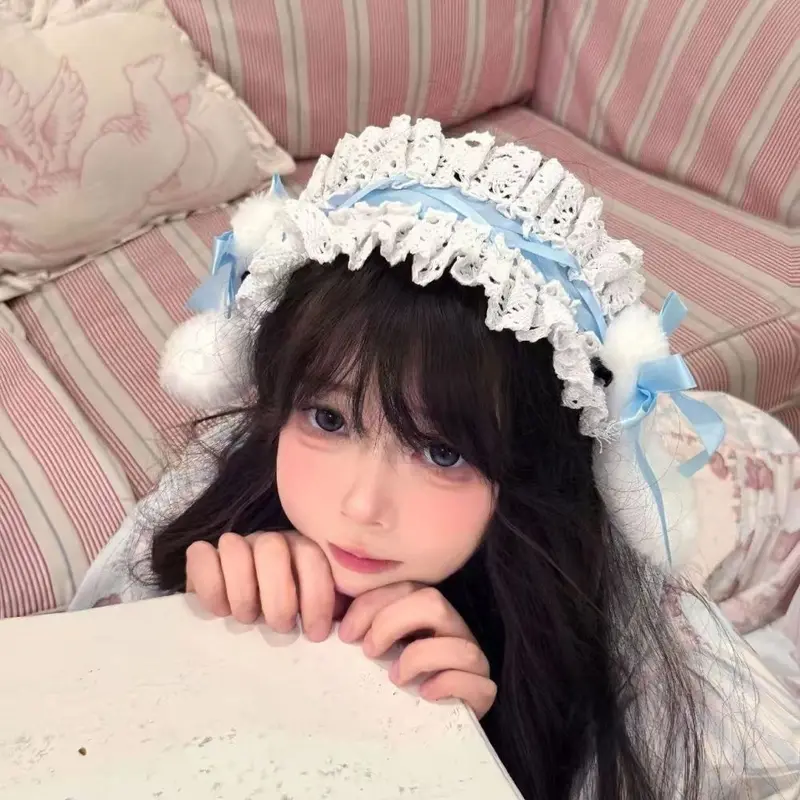 Lolita Style Bow Rabbit Ear Headband