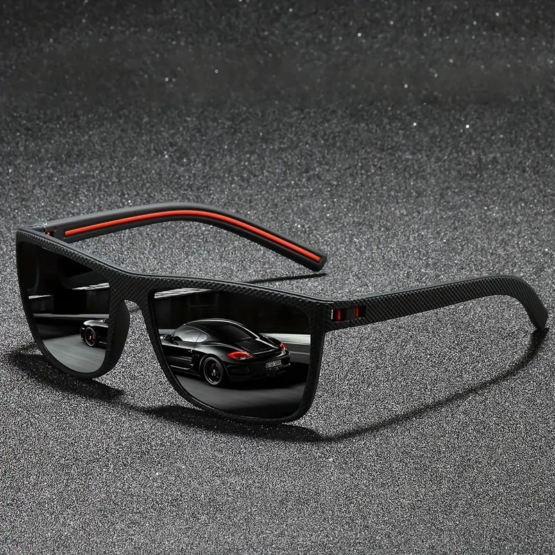 Men's Sports Cycling Polarized Sunglasses Model 565 Spring Hinge Wire Frame
