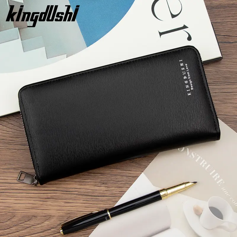 Korean Style Men's Medium Wallet, Large Capacity with Coin Pocket