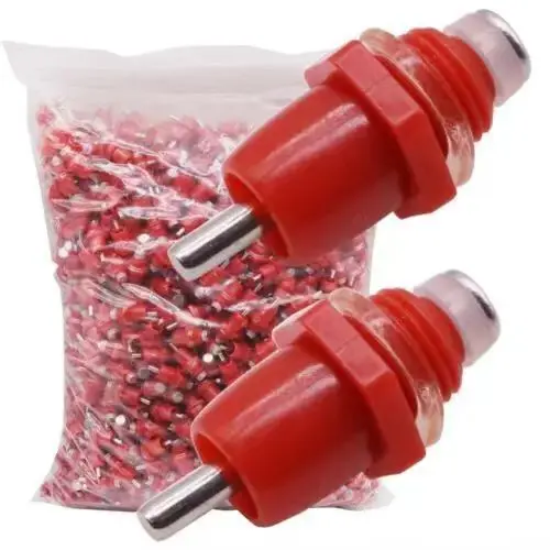 Automatic Nipple Drinker for Chickens, Three-Way Spring Poultry Drinker