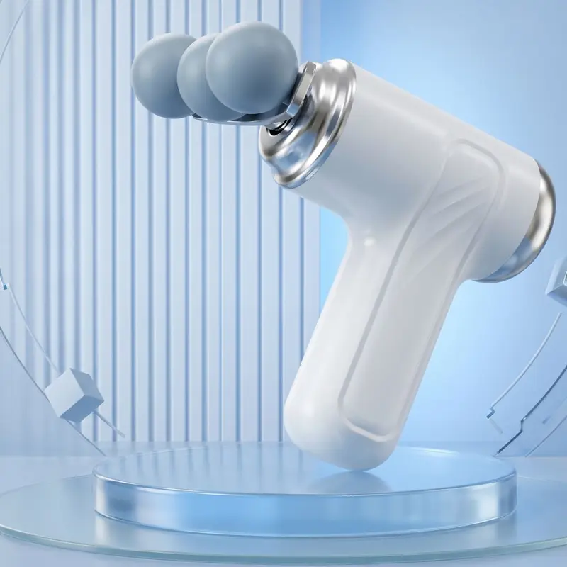 3-Head Massage Gun with 9 Interchangeable Heads