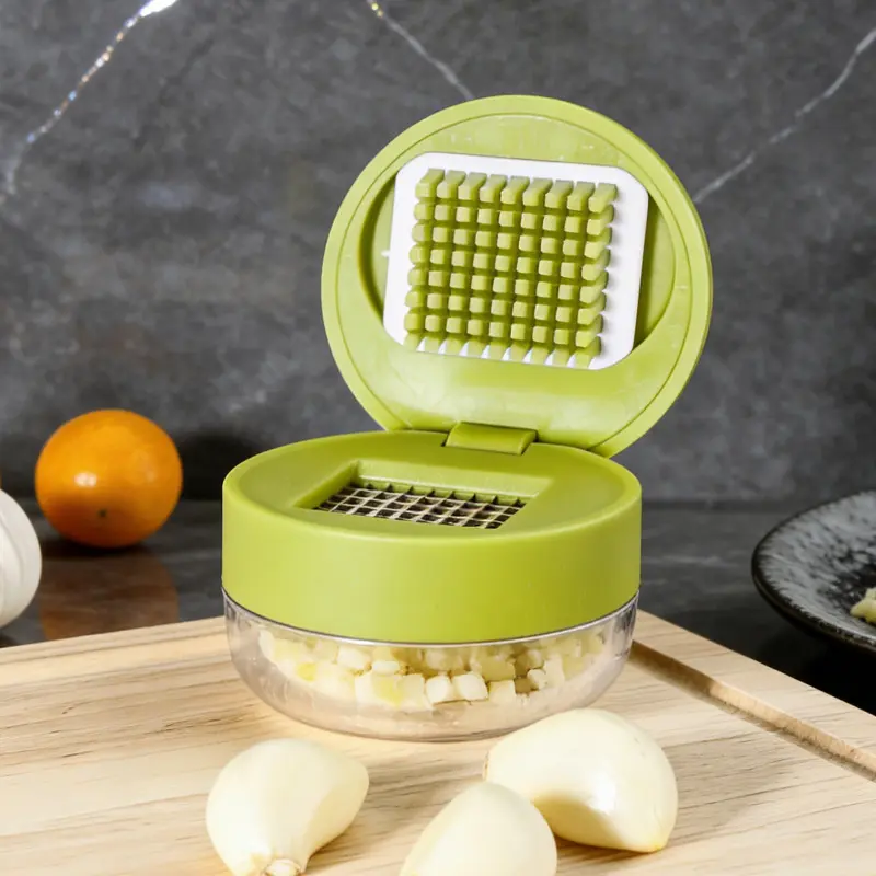 Manual Garlic Mincer, Kitchen Multifunctional Garlic Press, Household Garlic Crusher, Ginger Onion Garlic Paste Preparation Tool
