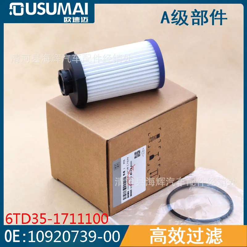 BYD uyumlu şanzıman filtresi, 10920739-00 / 12314254-00 / 6DT35-1711100