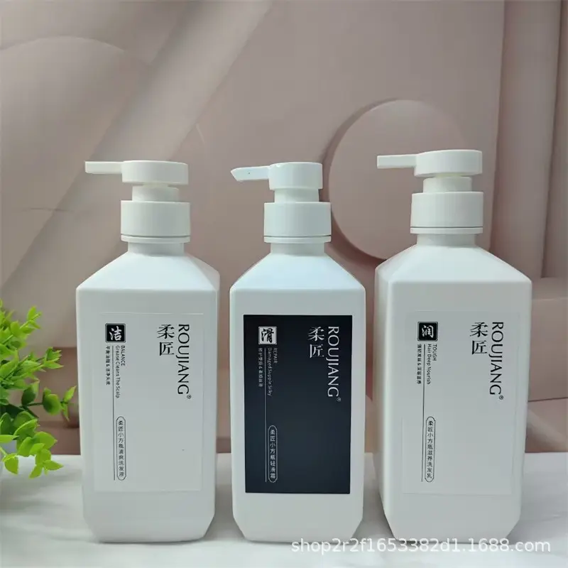 Small Square Bottle Shampoo, Deep Nourishing, Anti-Dandruff and Oil Control