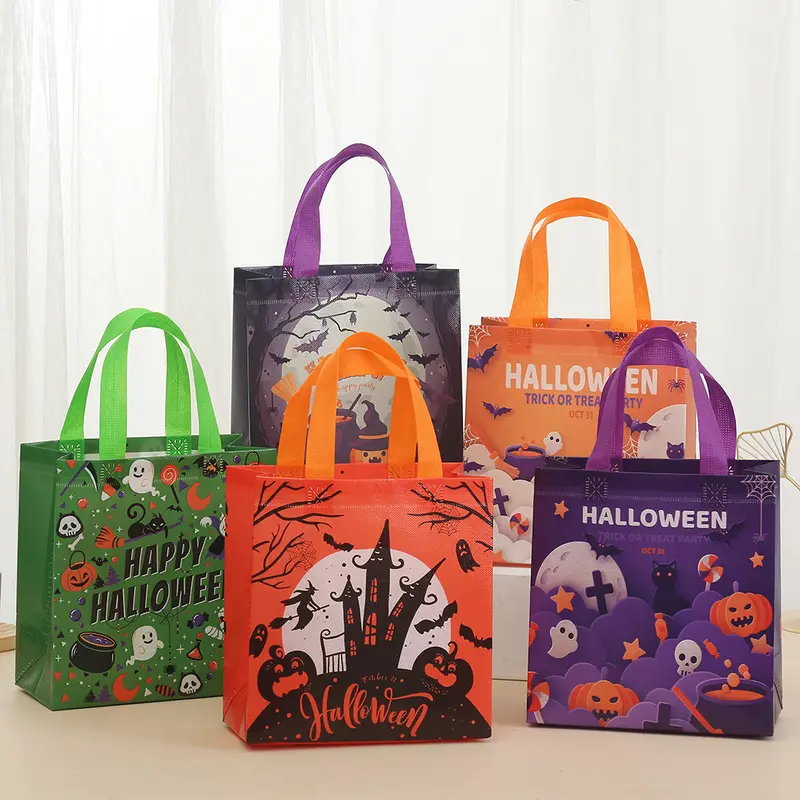 Halloween Printed Non-Woven Party Gift Bag for Candy