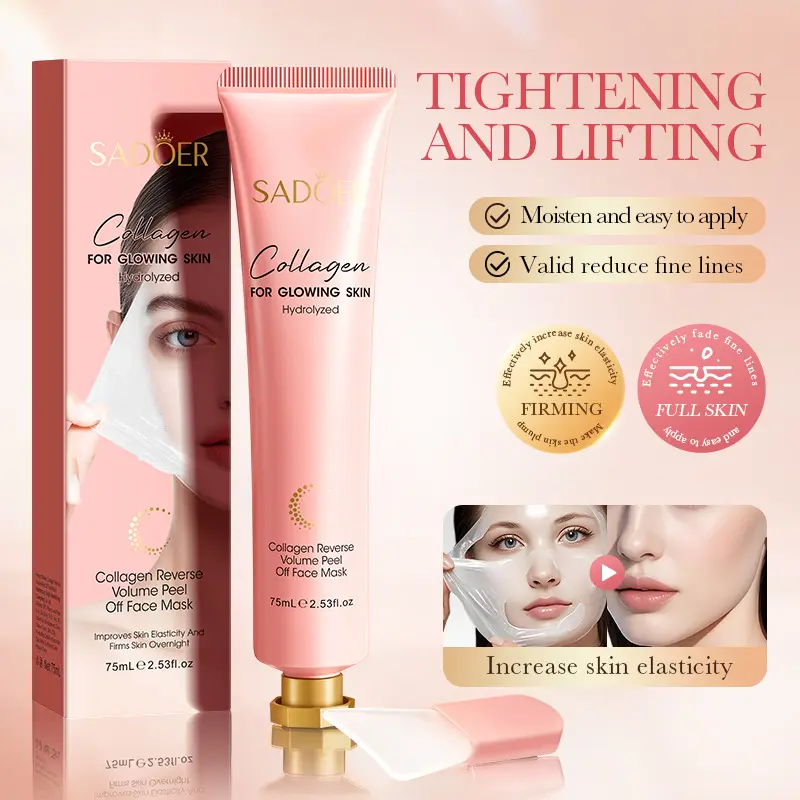 SADOER Collagen Peel-Off Face Mask, Blackhead Removal