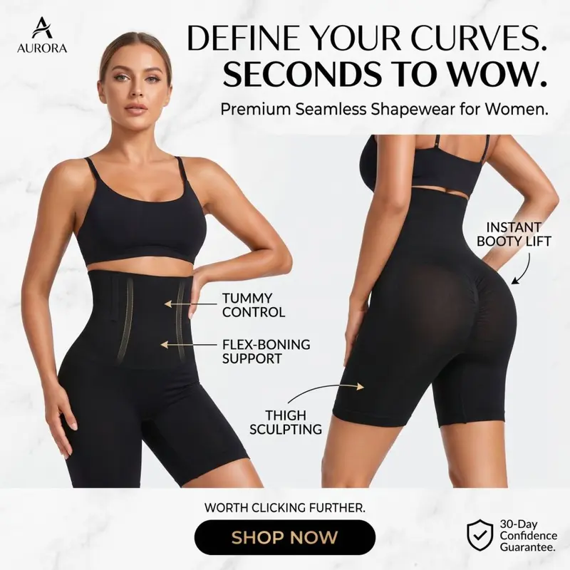 Seamless High-Waist Women's Tummy Control Shaping Pants